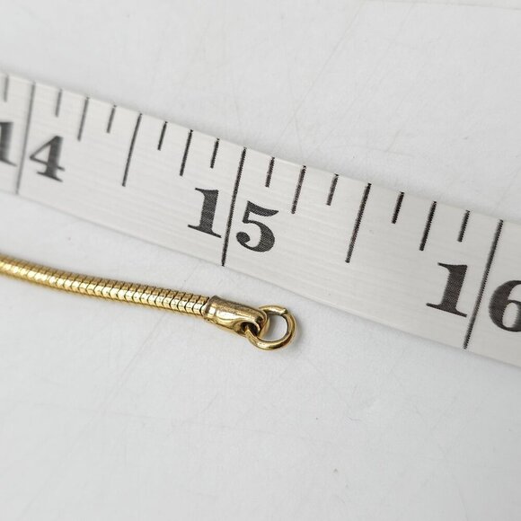 Trifari Vintage Gold Tone Turtle Pendant Necklace Jade Green Lucite - Picture 6 of 6